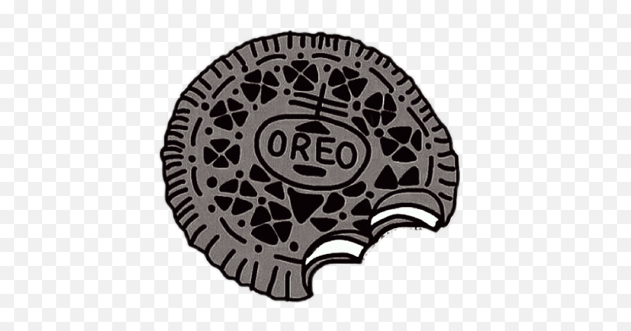 Oreo Cookie Sticker By Kemily Murphy - Oreo Kawaii Emoji,Oreo Cookie Emoji