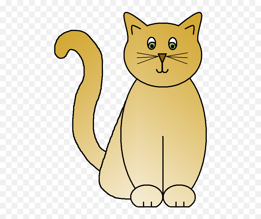 Cat Clip Art 4 - Clipartix Cat Clip Art Free Emoji,Free Kitty Emoji
