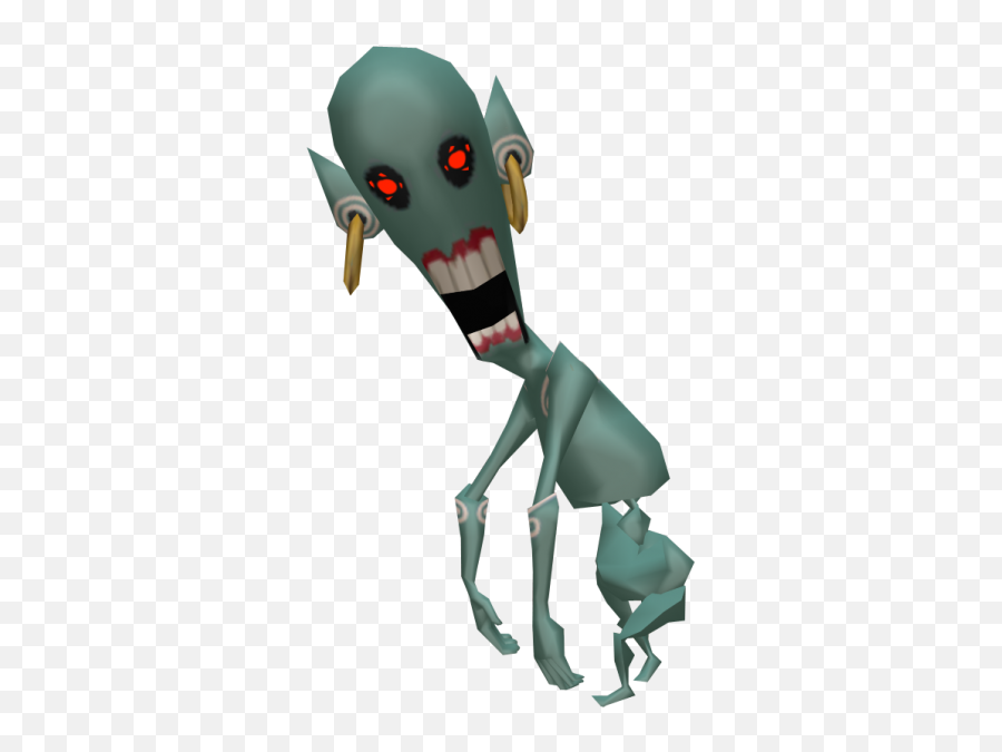 Videogame Enemies You Fear Neogaf - Zelda Wind Waker Zombie Emoji,Original Terrified Emoticon