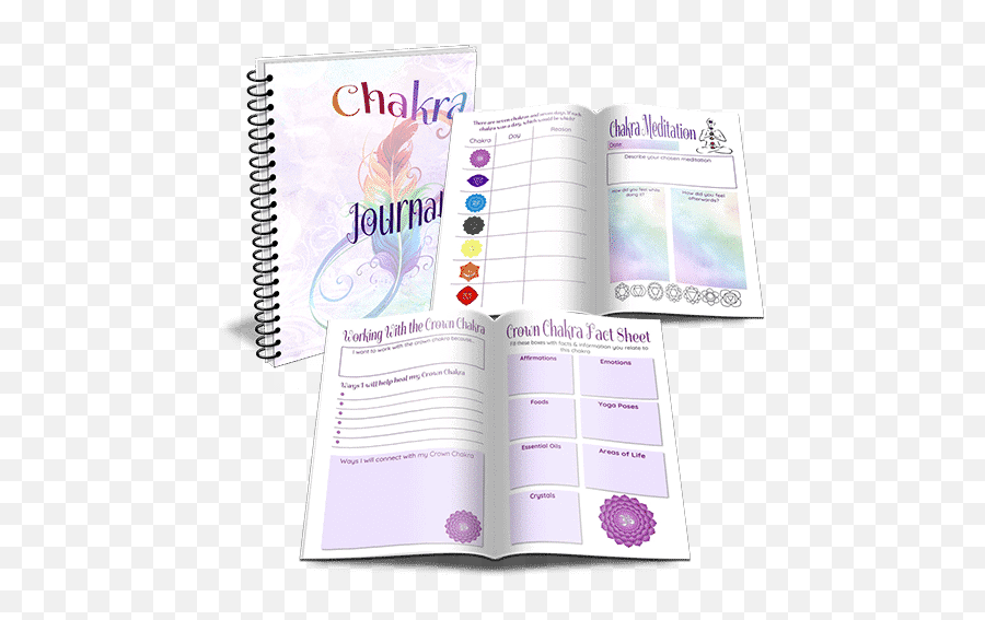 Chakra Journal Templates The Happy Journals Plr Club - Healing Crystal Journal Template Emoji,Chakras And Emotions