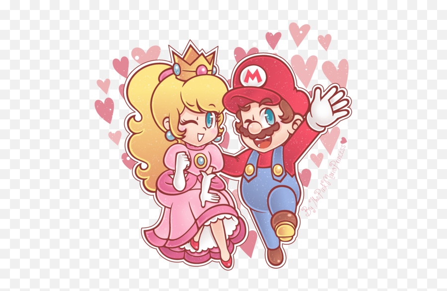 Jojo Thanos - Shefalitayal Mario And Princess Peach Cute Emoji,Beerus Discord Emoji