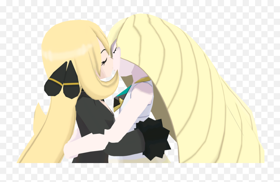 Lusamine X Cynthia Kiss Emoji,Girlfriend Cant Control Her Emotions During Pmg