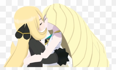 Lusamine X Cynthia Kiss Emoji,Girlfriend Cant Control Her Emotions During Pmg