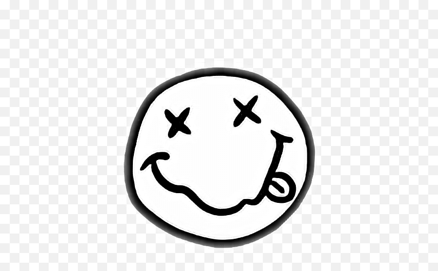 Tumblr Tumblraesthetic Aesthetic - Nirvana Smiley Face Emoji,Nirvana Emoji