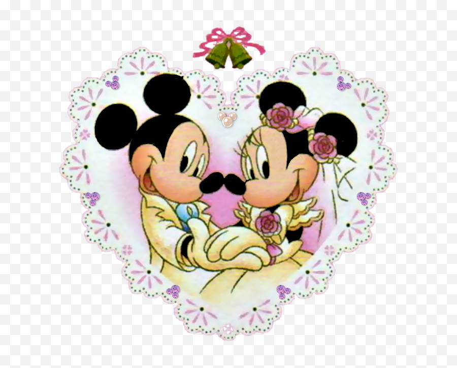 Minnie And Mickey Free Printable Hearts For Weddings Oh - Happy Anniversary Of Mickey And Minnie Emoji,Emojis Para Imprimir Gratis