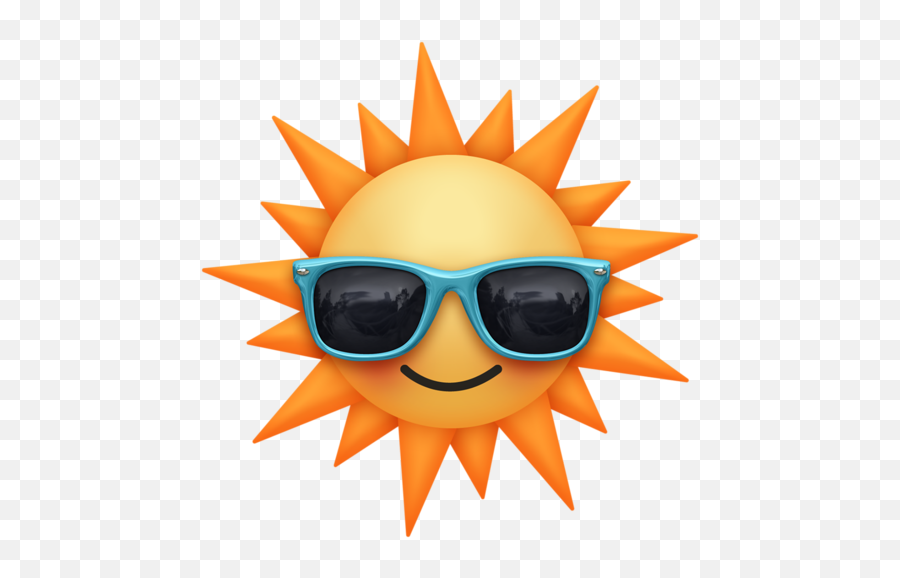 Pin - First Day Of Summer 2019 Emoji,Sun With Sunglasses Emoji