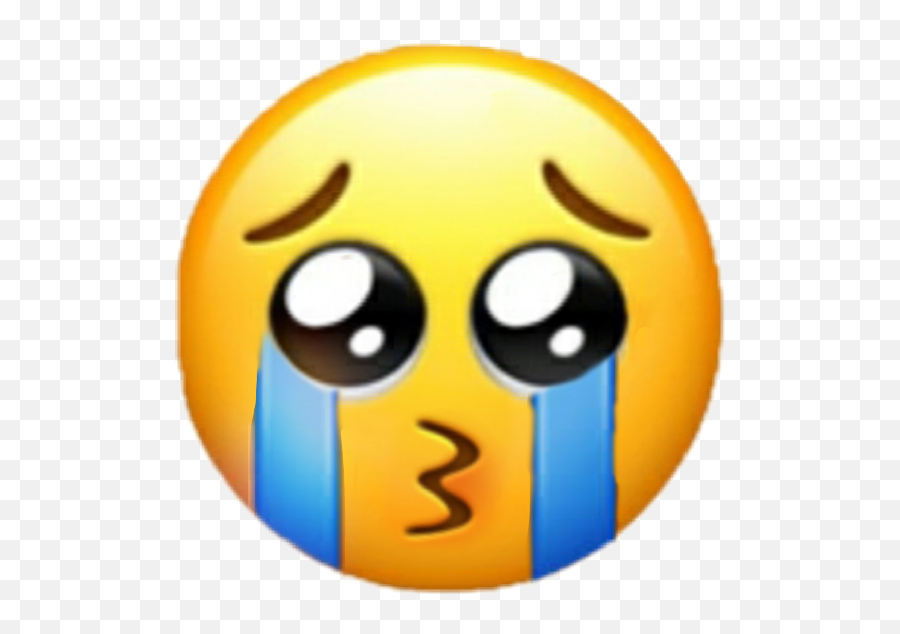 Cute Emoji Cry Cutecry Crying Emojis - Uwu Crying Emoji,Sunny Emojis