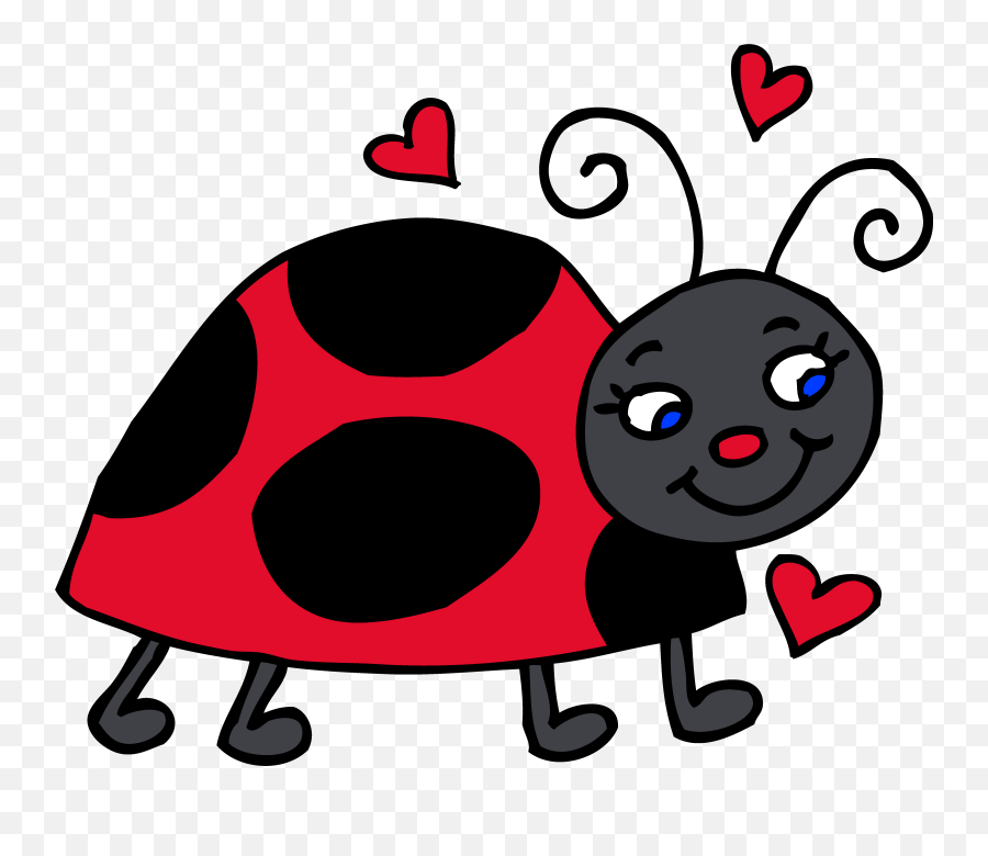 Free Happy Insects Cliparts Download - Clip Art Lady Bug Emoji,Zzz Ant Ladybug Ant Emoji