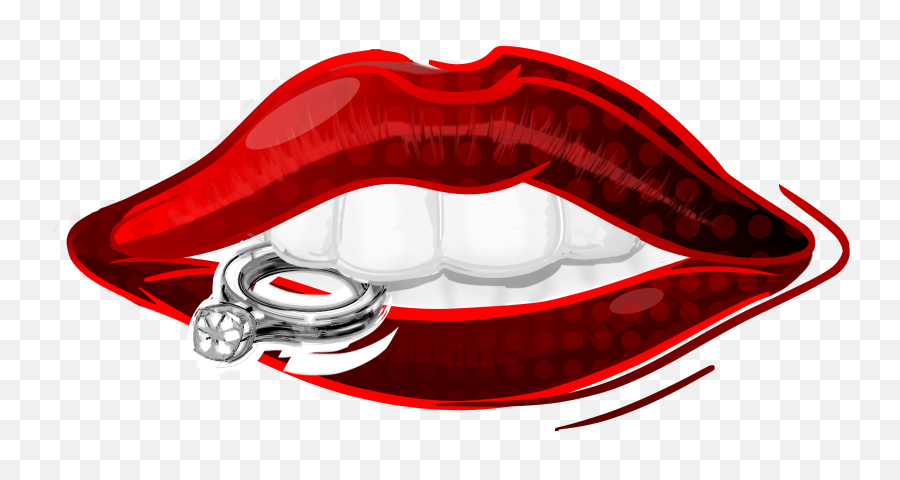 Lips Fashion Makeup Drawing Free Image - Lips Emoji,Emotions Makeup