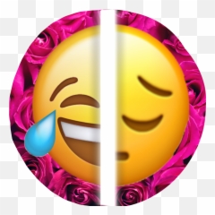 Happy Sad Emoji Sticker By Mohmina Olomi - Happy In Sad Sticker,Sad Emoji Pictures