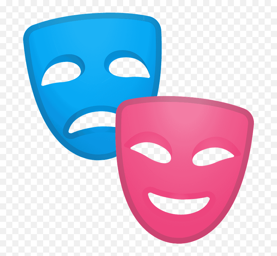 Performing Arts Emoji - Theater Mask Emoji,Drama Emoji