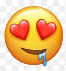 Emoji Hearteyes Apple Sticker By Queteimportav3,Hearteyes Emoticon