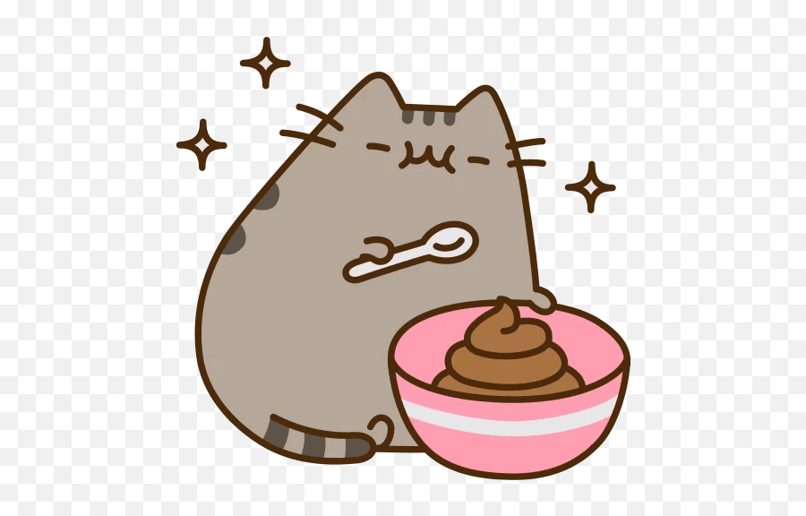 Download Food Area Pusheen Cat Free - Pusheen The Cat Emoji,Pusheen Emotions