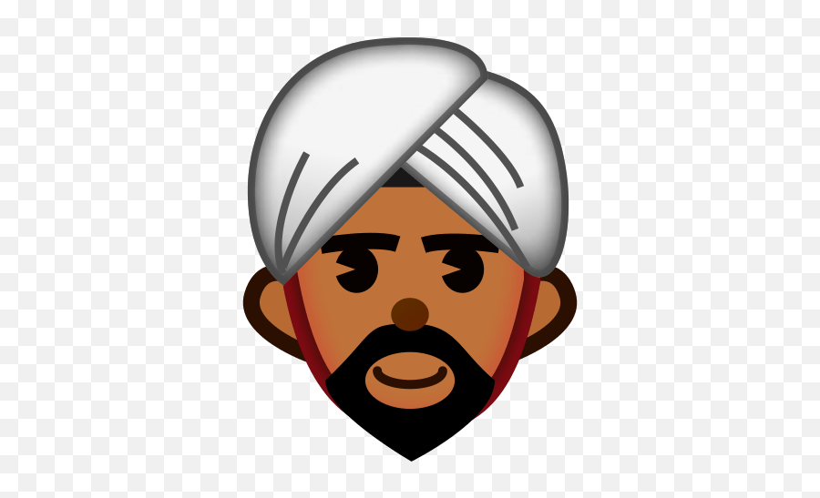 Man With Turban Emoji - Download 512x512 Png Clipart Emoji Turban,Emoji Pictures Download