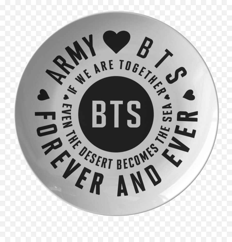 Army Love Bts Forever And Always - 10 Dinner Plate 10 Emoji,Las Mejores Decoracciones De Pastel Emojis