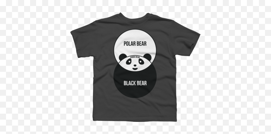 Panda Boyu0027s T - Shirts Design By Humans Emoji,Blackbear With Heart Emojis