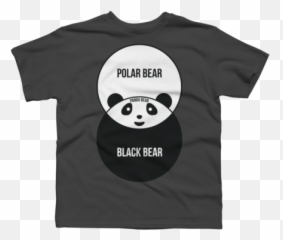 Panda Boyu0027s T - Shirts Design By Humans Emoji,Blackbear With Heart Emojis