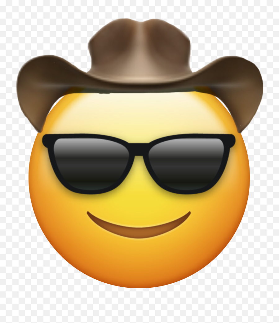 Cowboyemoji Coolemoji Sunglasses Sticker By Hopefed,Text Emoticon Csi Sunglasses