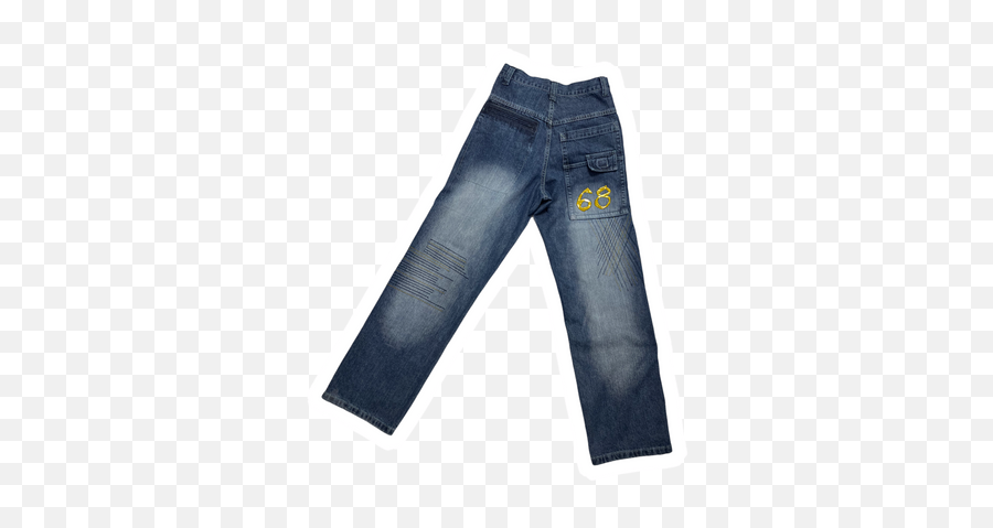 Mido Paris Deadstock Y2k Baggie Pants 30 Emoji,Jeans Emoji
