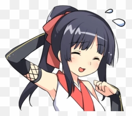 Telegram Sticker From Ninja Girlfriend Pack Emoji,Ninja Mask Emoji