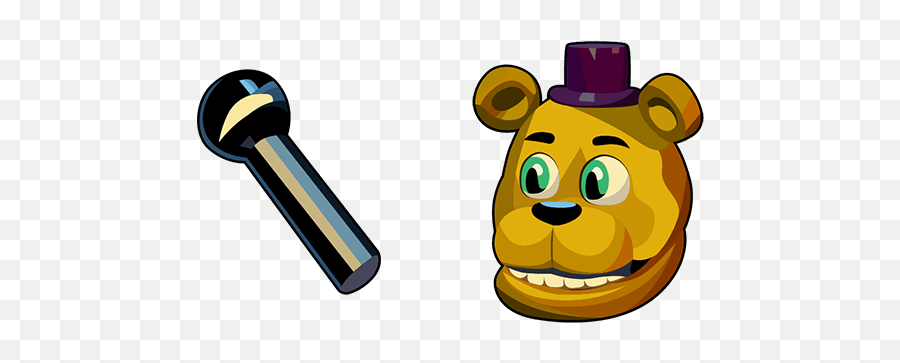 Fnaf Nightmare Freddy Cursor - Sweezy Custom Cursors Emoji,Purple Sit Emoji