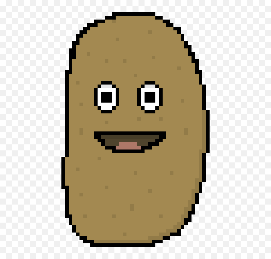 Pixilart - 8 Bit Characters Emoji,Potato Emoticon