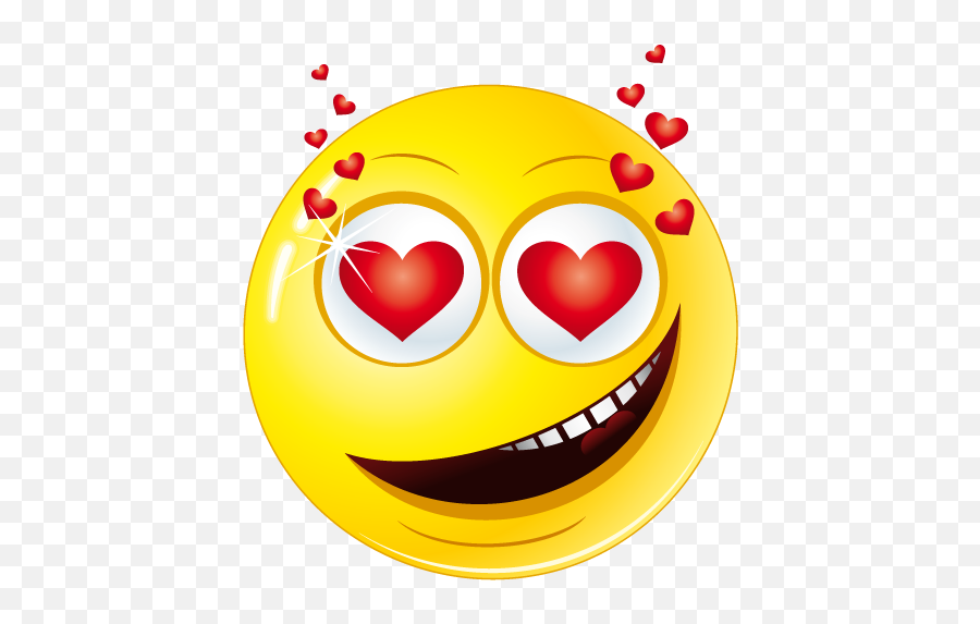 8 Beautiful Smileys With Heart In Eyes Smiley Symbol - Smiley Amoureux Emoji,Eyes Emoticons