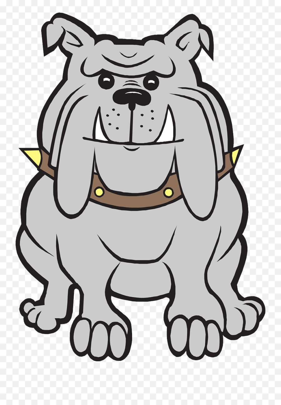 Bulldog Free To Use Clip Art - Happy Bulldog Clip Art Emoji,Georgia Bulldog Emoji