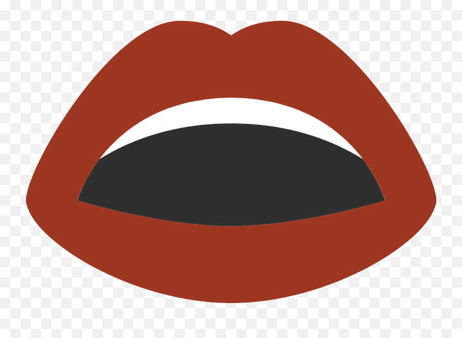 Emoji U1f444 - Mouth Emoji Png,Lip Mark Emoji