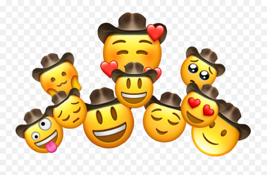 Cowboy Cowboysnation Sticker By Zosialubanska - Happy Emoji,Cowgirl Emoji
