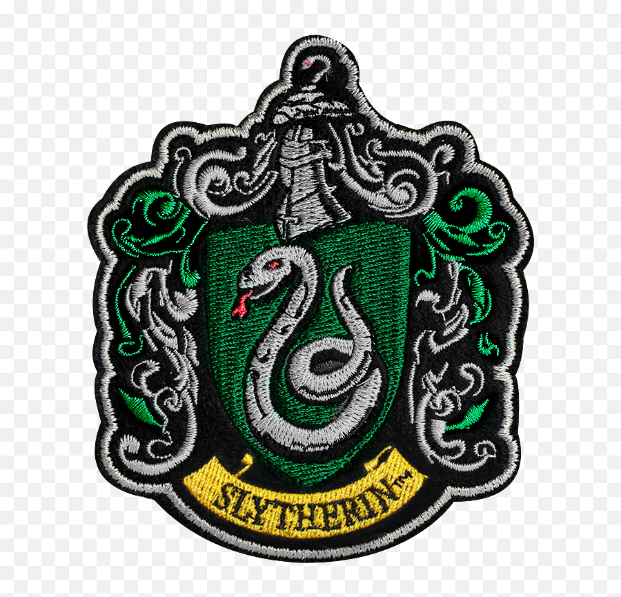 Pack Of 6 Patches - Harry Potter Slytherin Banner Usepng Slytherin Logo Png Emoji,Slytherin Emoji