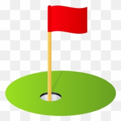 Emoji Golf Flag In The Hole - Transparent Golf Flag Emoji,Hole Emoji