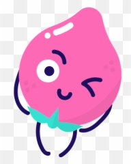 Free Online Peaches Emoticons Fruits - Happy Emoji,Graphic Emoticons