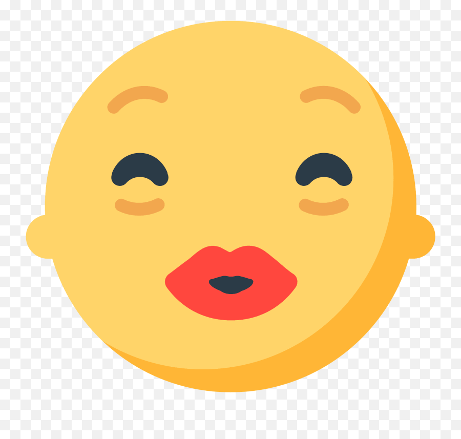 Kissing Face With Smiling Eyes Emoji - Kissing Face With Smiling Eyes Emoji,Meaning Of Emojis