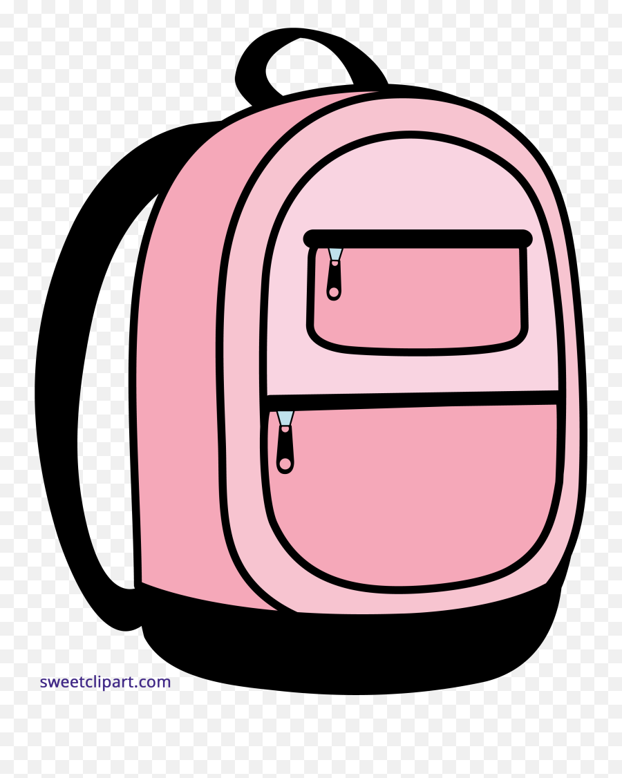 Backpack Clipart Cartoon Backpack - Back Pack Clip Art Emoji,Emoji Backpacks For School