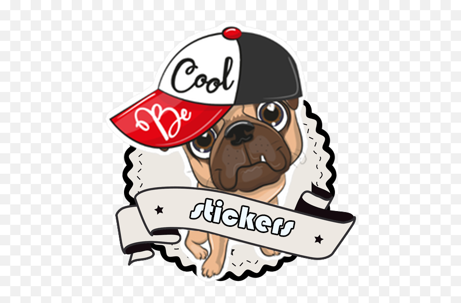 Stickers De Perros Para Whatsapp - Dog Sticker Mops Whatsapp Emoji,Emojis De Whatsapp Animales Uno Por Uno