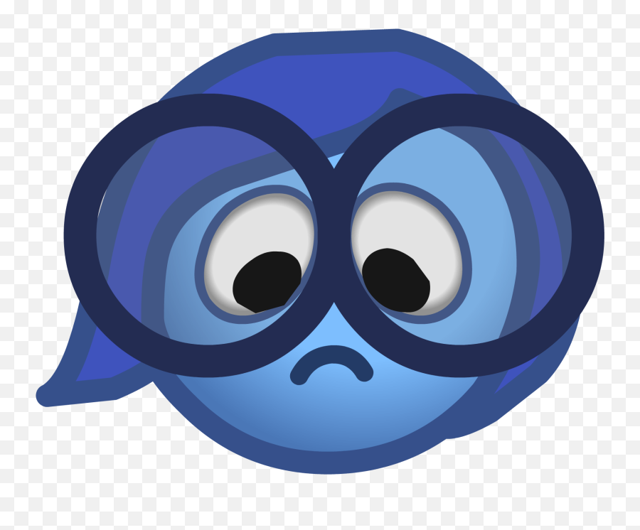 Download Hd Inside Out Party 2015 Emoticons Sadness - Inside Emoji,Lock Emoji