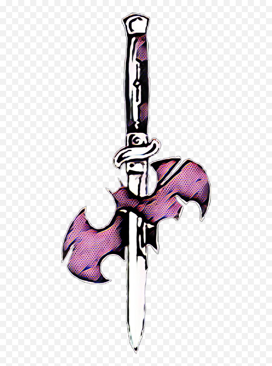 Joker Knife Batman Sword Dagger Sticker - Fictional Character Emoji,Batman Joker Emoji