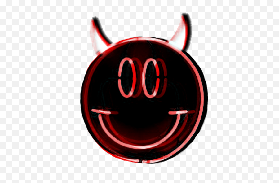 Smiley Smile Devil Sad Sadgirl Sticker By Kassi B - Dot Emoji,Anxiety Emoji