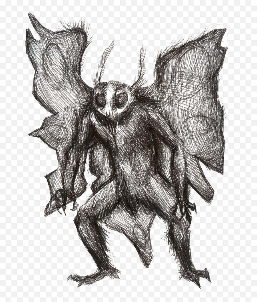 Download Moth Man Hq Png Image Freepngimg - Mothman No Background Emoji,Moth Emoji