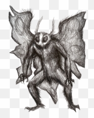 Download Moth Man Hq Png Image Freepngimg - Mothman No Background Emoji,Moth Emoji