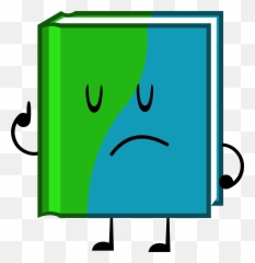 Transparent Reading Book Clipart - Battle For Dream Island Bfb Book Gallery Emoji,Battle Tank Emoji