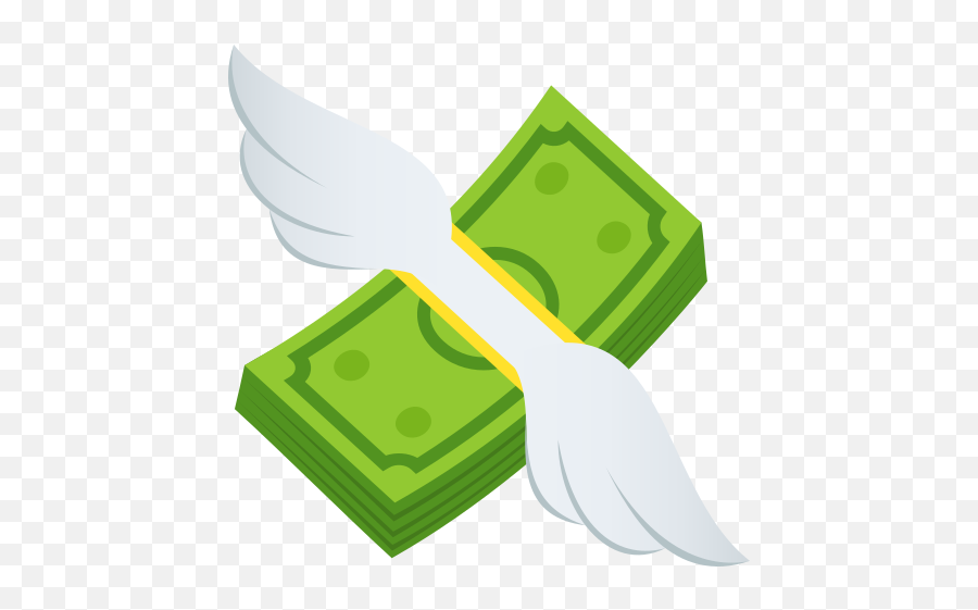 With Wings Tickets Dollars - Money Flying Gif Emoji,Easter Island Emoji