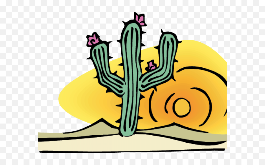 Desert Clipart Cactus Desert - Desert Biome Clipart Emoji,Desert Emoji