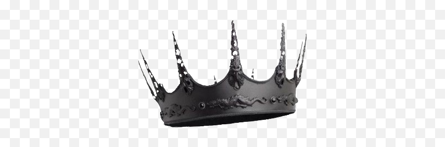 Dark Aesthetic Royal Crown Sticker - Aesthetic Dark Crown Emoji,Black King Crown Emoji