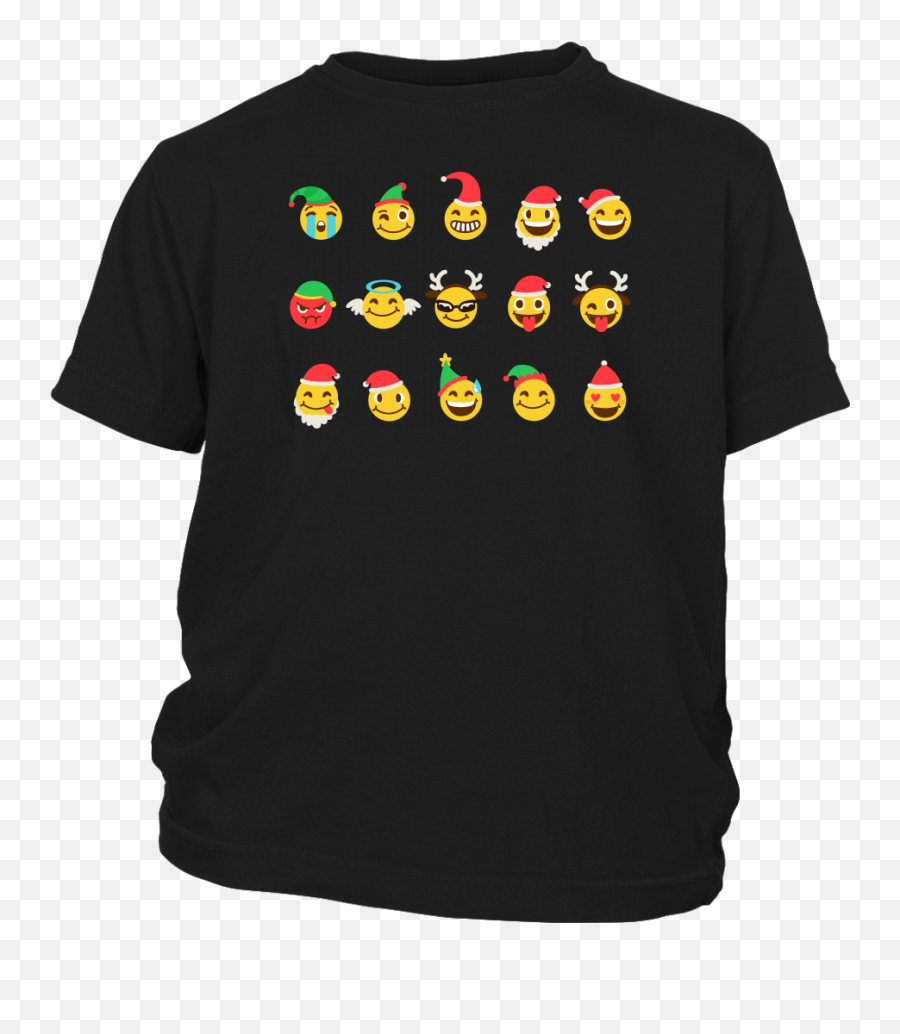 Funny Christmas Cute Emoji Tshirts Funny Emotion Emoji Shirt - Autism Shirts For Moms,Kids Emoji Shirts