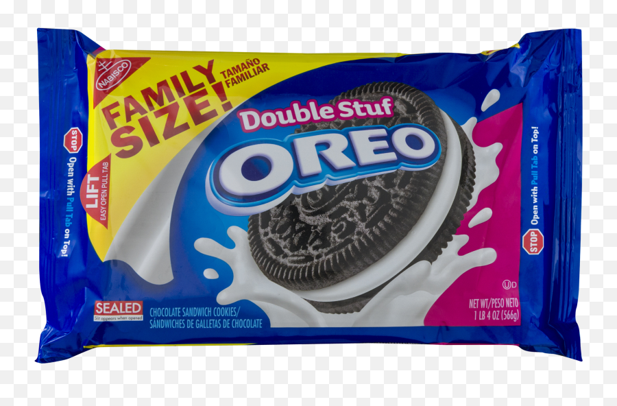 Oreo Clipart Family Size Oreo Family Size Transparent Free - Oreo Double Stuff Family Size Emoji,Oreo Cookie Emoji
