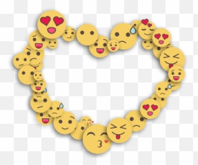 Emoticons Heart Message Smile Yellow - Happy Emoji,Emoticons Images Heart