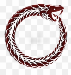 Dragon Ouroboros Sticker - Jormungandr Tattoo Emoji,Ouroboros Eso Emoji