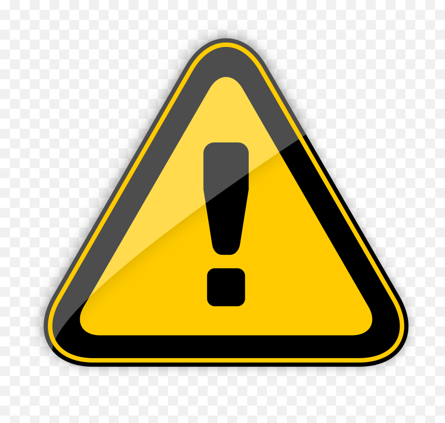 Caution Clipart Safety Sign Caution - Free Printable Cctv Warning Signs Emoji,Caution Emoji